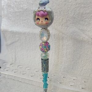 Cute Character Beaded Pen